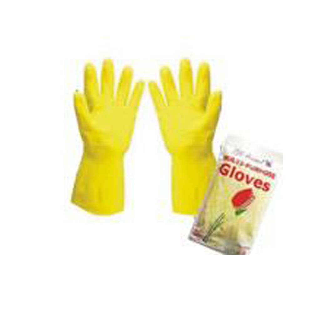 Radnor Yellow 12" Textured Palm Natural Latex Glove-eSafety Supplies, Inc