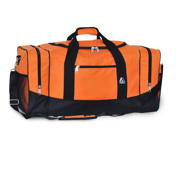 Everest Luggage Sporty Gear Bag - Large - Orange-eSafety Supplies, Inc