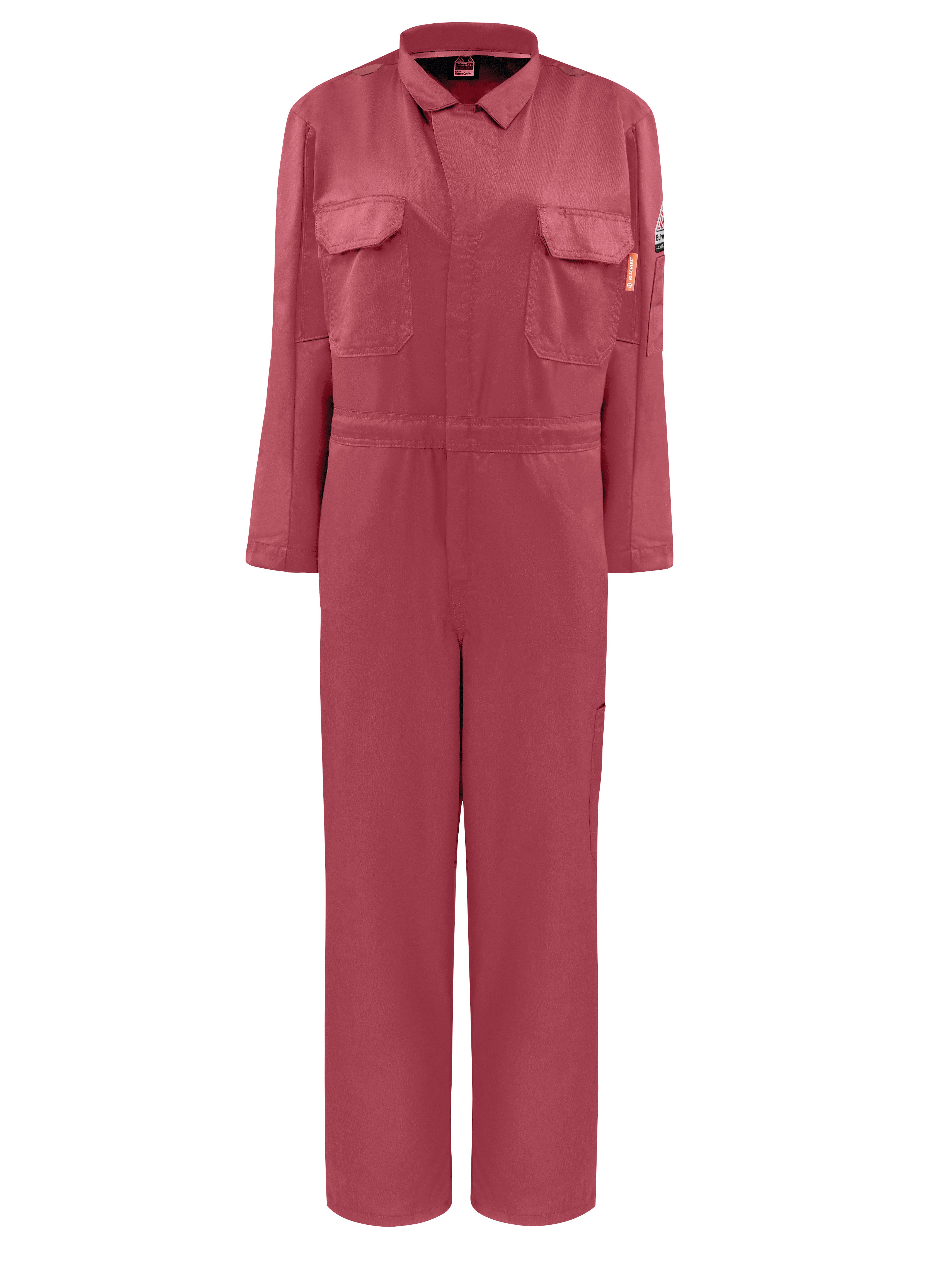 iQ Series Women’s Midweight Mobility Coverall QC23 - Red-eSafety Supplies, Inc