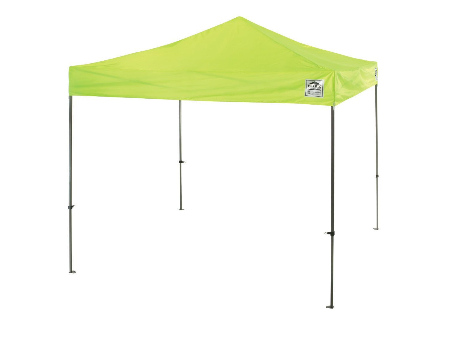 Ergodyne Shax 6010 Lightweight Tent, 10' X 10', Lime-eSafety Supplies, Inc