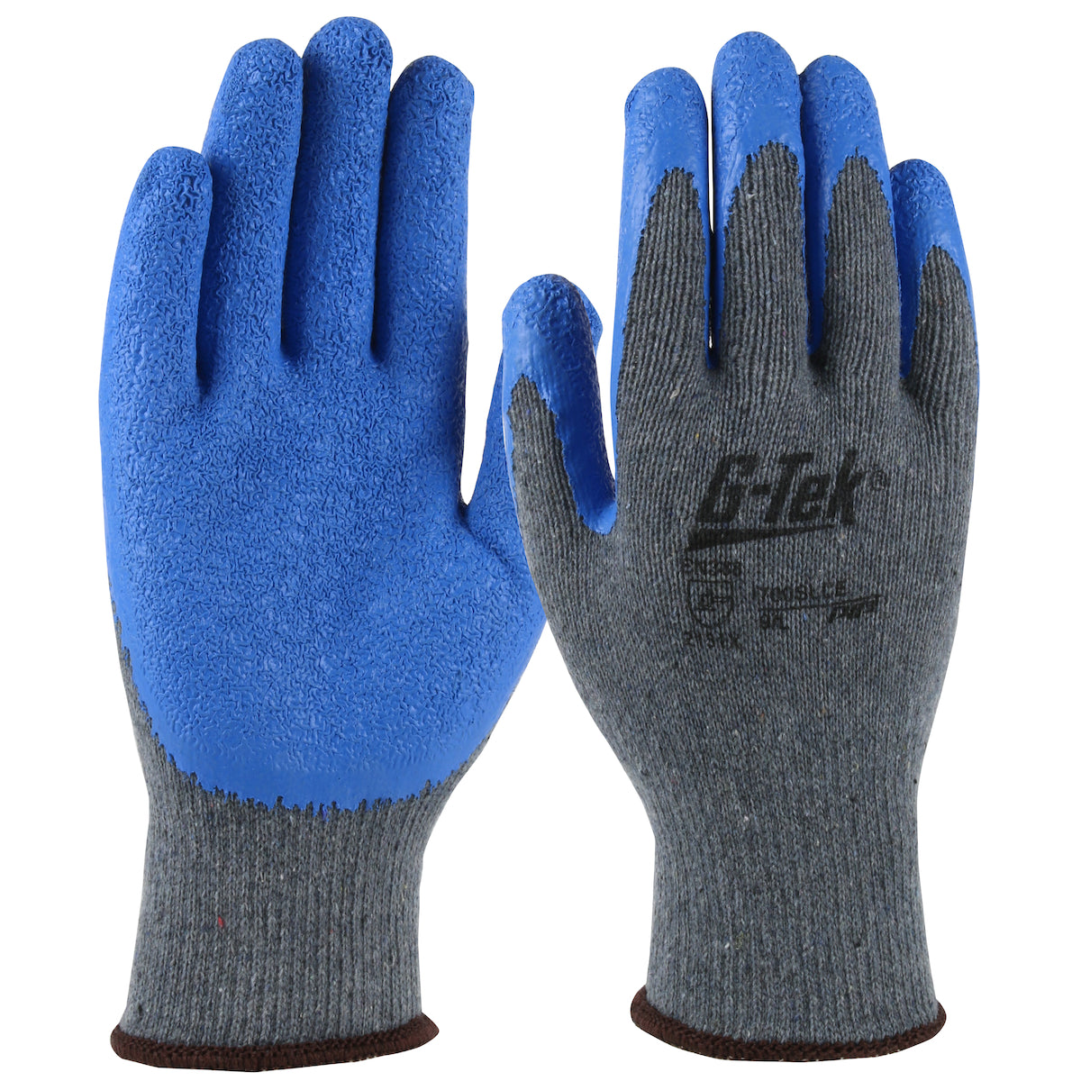 Economy Seamless Knit Polyester Glove with Latex Coated Crinkle Grip on Palm & Fingers-eSafety Supplies, Inc