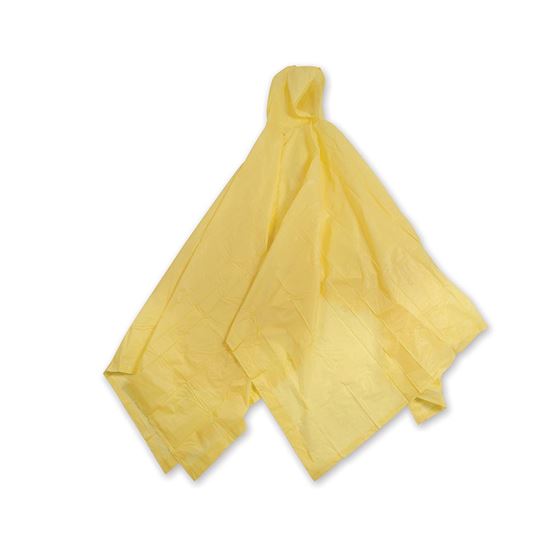 Vinyl Poncho - 70IN X 90IN - Yellow-eSafety Supplies, Inc