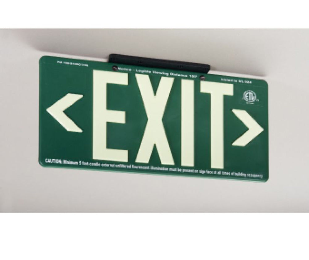 100Ft Green Exit Sign-eSafety Supplies, Inc