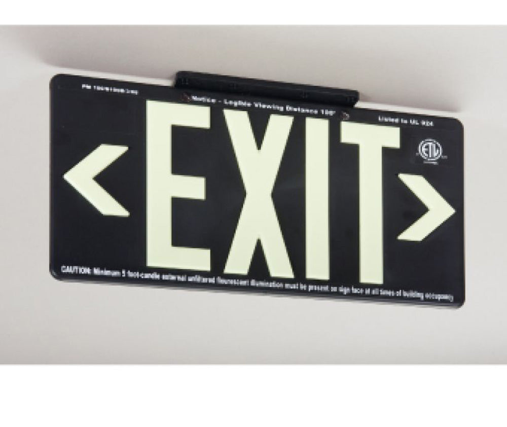 100Ft Black Exit Sign-eSafety Supplies, Inc