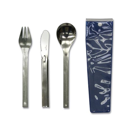 Stainless Steel Knife/Fork/Spoon Set-eSafety Supplies, Inc