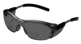 3M?��???� BX?��???� 1.5 Diopter Safety Glasses With Silver Black Nylon Frame And Gray Polycarbonate Anti-Fog Lens-eSafety Supplies, Inc