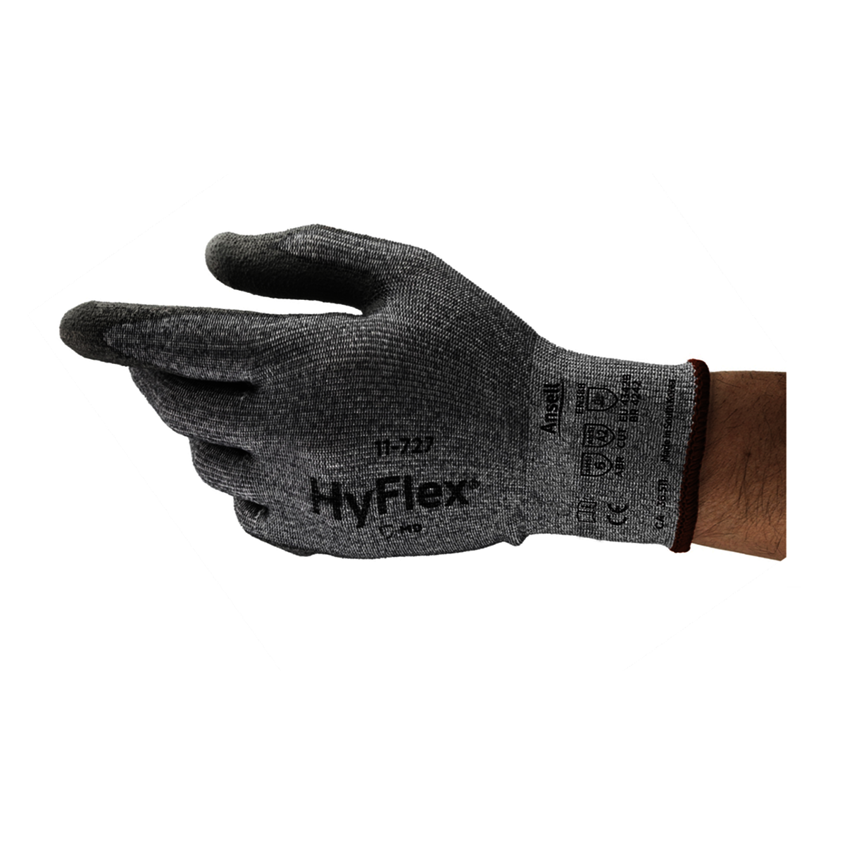 HyFlex® HPPE, Nylon And Spandex Industrial Gloves With Polyurethane Coating-eSafety Supplies, Inc