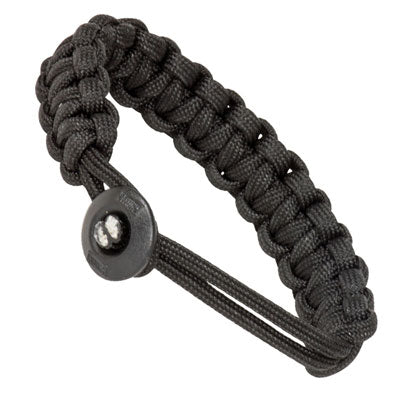 Klondike Adjustable Paracord Bracelet - Black-eSafety Supplies, Inc