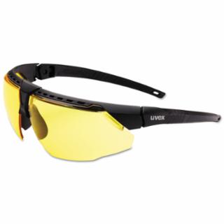 Honeywell Uvex- Avatar Eyewear, Amber Lens, Anti-Fog, Black Frame-eSafety Supplies, Inc