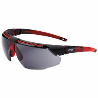 Honeywell Uvex- Avatar Eyewear, Gray Lens, Anti-Fog, Red Frame-eSafety Supplies, Inc