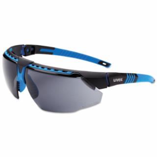 Honeywell Uvex- Avatar Eyewear, Gray Lens, Anti-Fog, Blue Frame