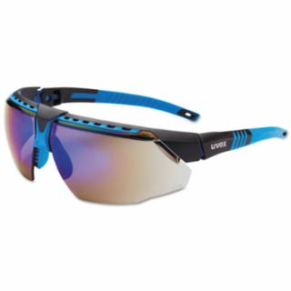 Honeywell Uvex- Avatar Eyewear, Blue Mirror Lens, Hard Coat, Blue Frame-eSafety Supplies, Inc