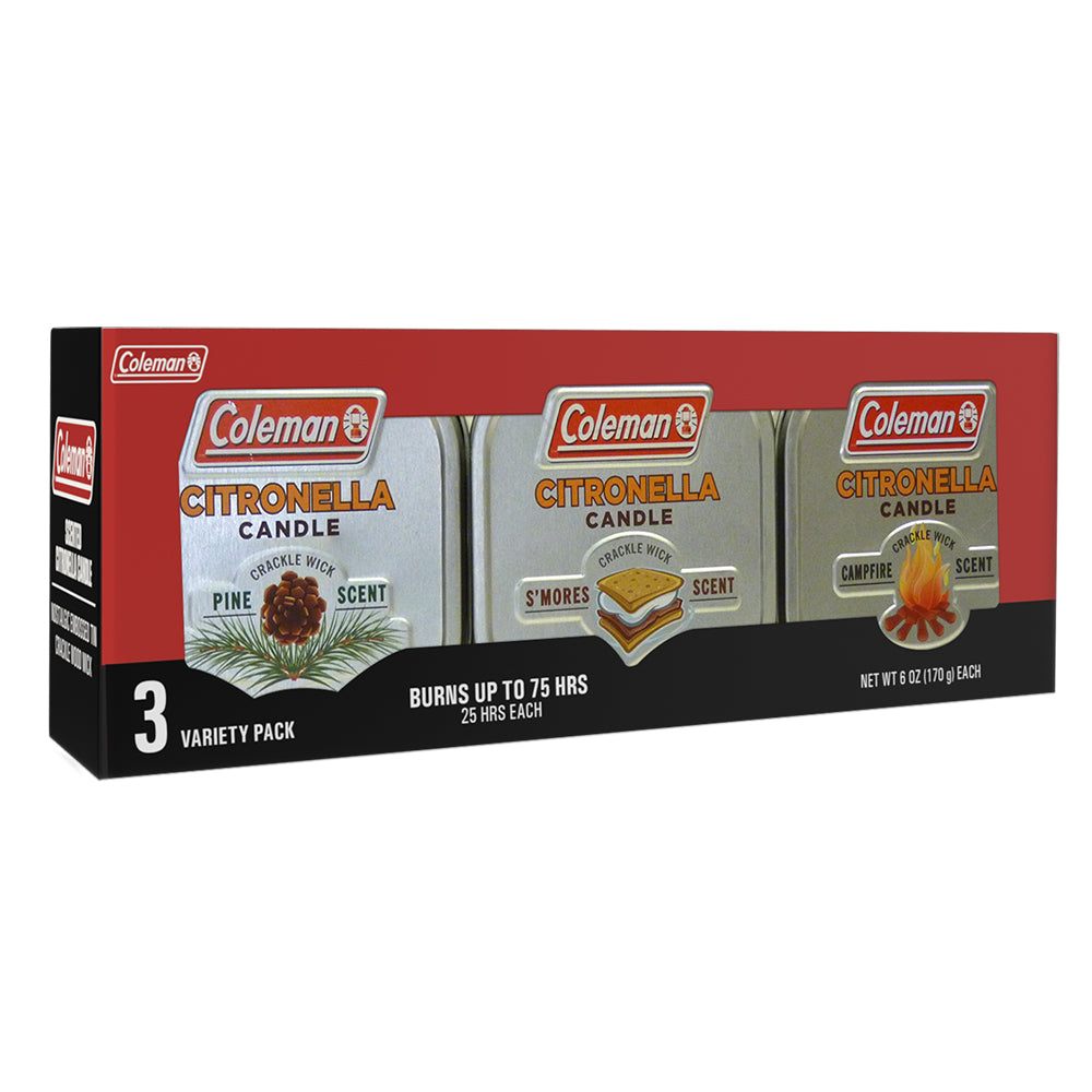 Coleman Scented Citronella Tin Candle - S'mores Scent-eSafety Supplies, Inc