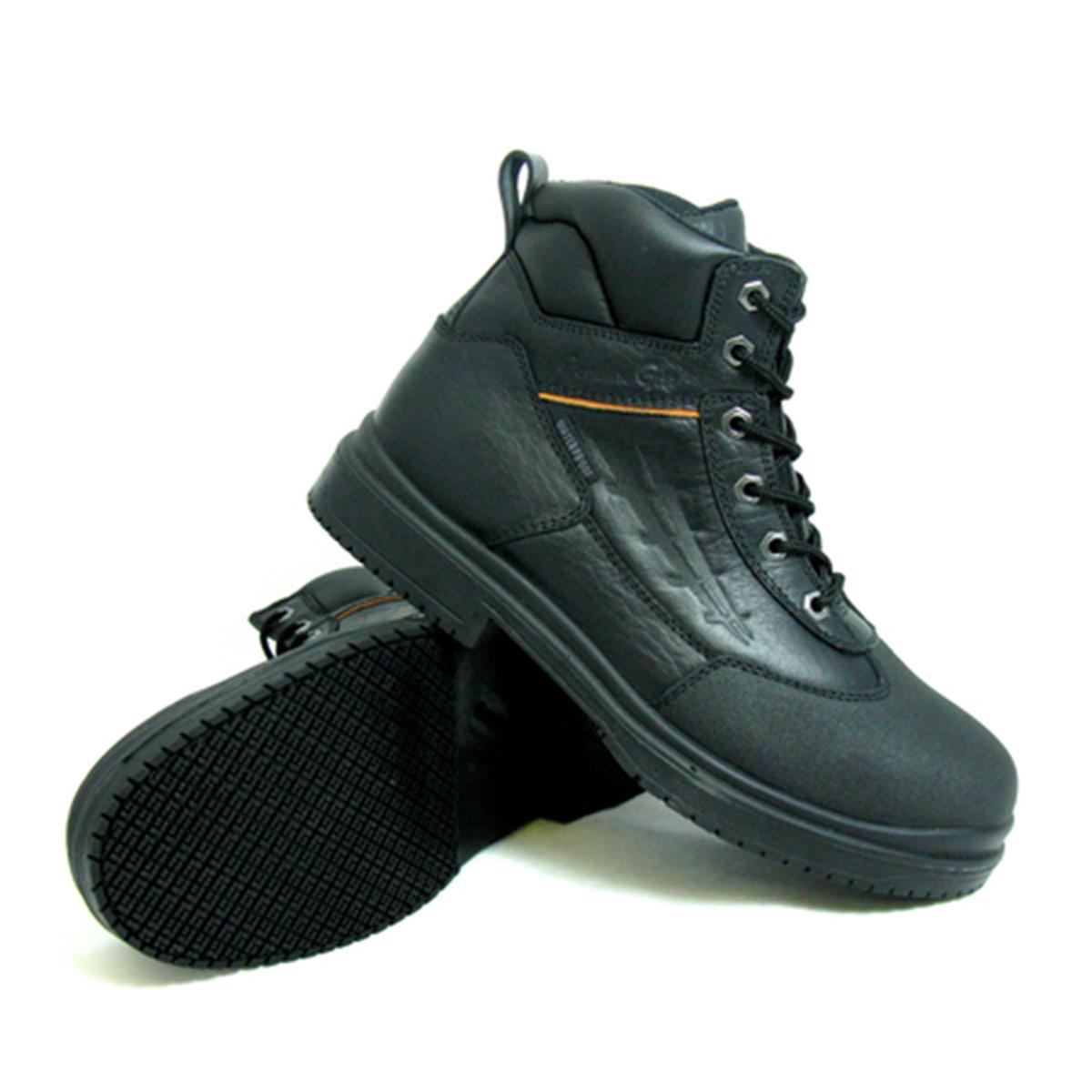 Genuine Grip Footwear- 7800 Black Women's Waterproof Steel Toe Boot-eSafety Supplies, Inc