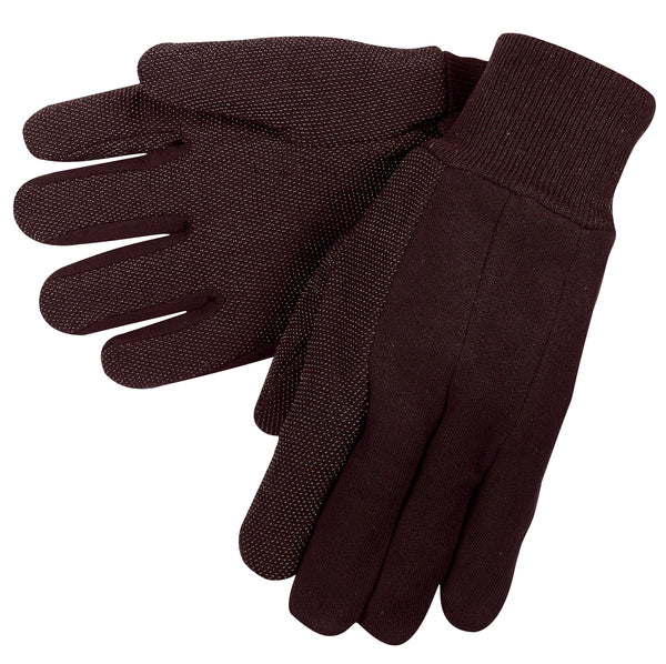 MCR Safety Large Brown Jersey Mini Dot-eSafety Supplies, Inc