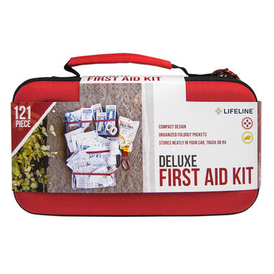 Lifeline Deluxe Hard-Shell Foam First Aid Kit - 121 Piece-eSafety Supplies, Inc