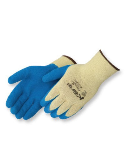 Kevlar premium textured blue Latex palm coated Gloves-eSafety Supplies, Inc