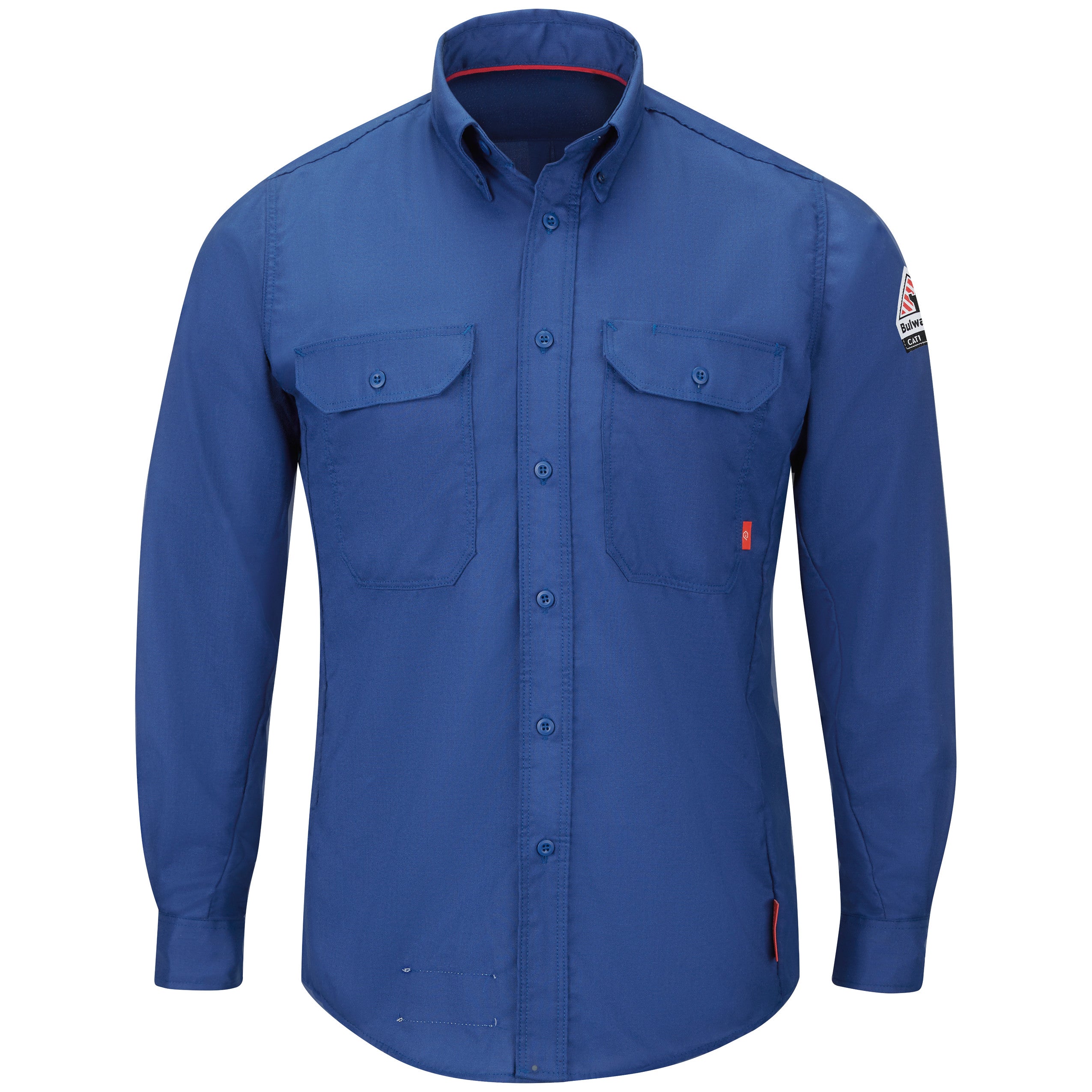 iQ Series® Men's Lightweight Comfort Woven Shirt QS24 - Royal Blue-eSafety Supplies, Inc