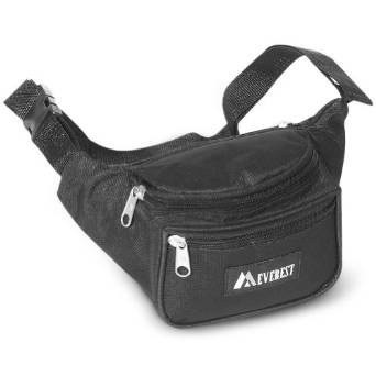 Everest Signature Waist Pack - Standard - Black.-eSafety Supplies, Inc