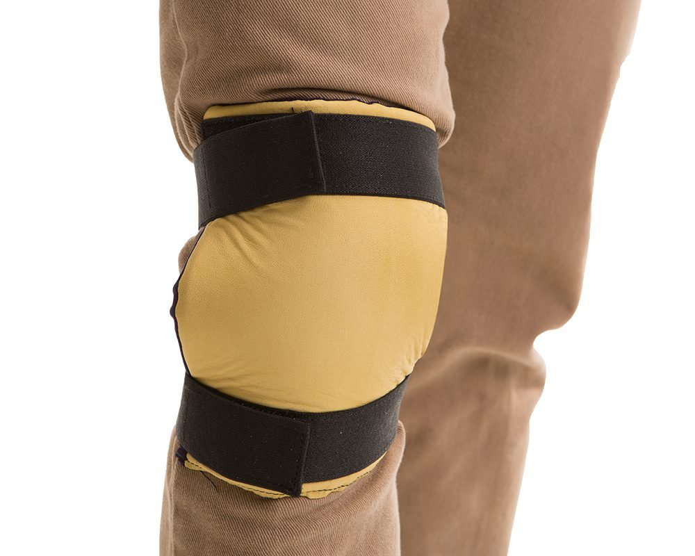 Impacto Polyester & Grain Leather Kneepads-eSafety Supplies, Inc