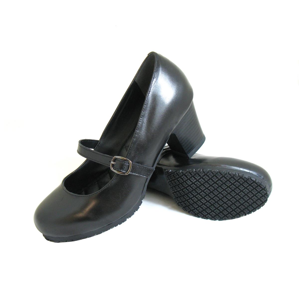 Genuine Grip Footwear- 8200 Black Mary Jane Women's Shoe-eSafety Supplies, Inc