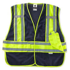 GloWear 8240HL-NC Non-Certified Two-Tone Expandable Vest-eSafety Supplies, Inc