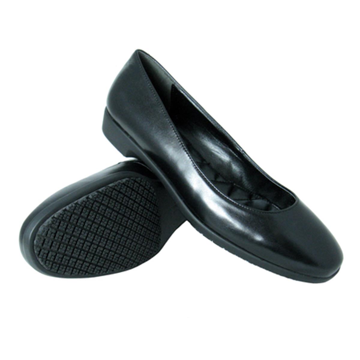 Genuine Grip Footwear- 8300 Black Ladies Dress Pump Low Shoe-eSafety Supplies, Inc