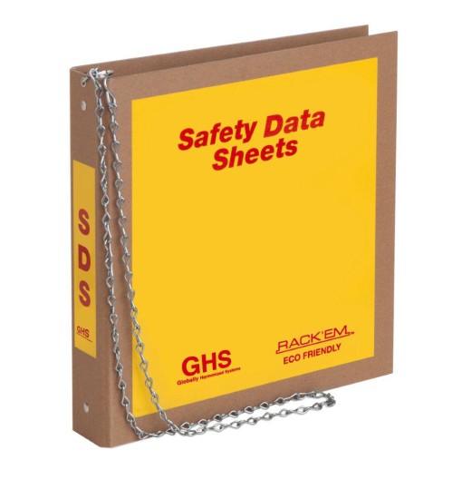 Rack'Em Racks-1.5″ English Eco Friendly Three Ring SDS Binder-eSafety Supplies, Inc
