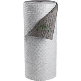 Brady 30" X 100' SPC Gray Meltblown Polypropylene Non-Skid Backed Barrier Roll With Safety Print "Think Safety"-eSafety Supplies, Inc