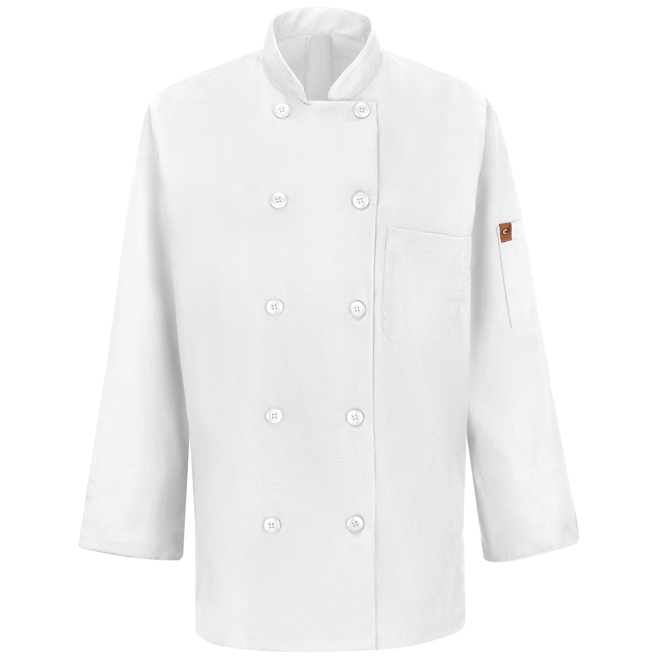 Women's Chef Coat with OilBlok + MIMIX 041X - White-eSafety Supplies, Inc