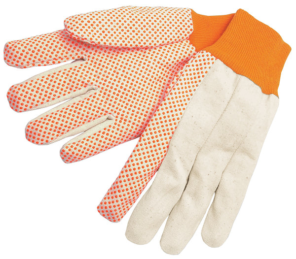 MCR Safety Blaze Dot Canvas Blaze Knit Wrist-eSafety Supplies, Inc