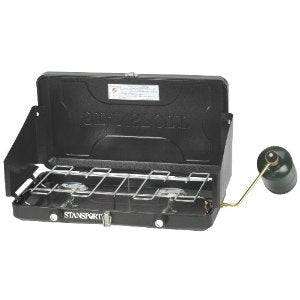 Stansport Two Burner Regulated Propane Stove-eSafety Supplies, Inc