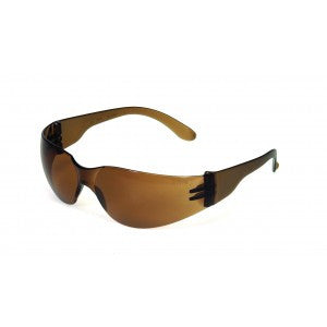 Mocha Lens - Wrap-Around Style Safety Glasses-eSafety Supplies, Inc