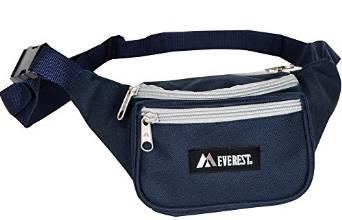 Everest Signature Waist Pack - Standard - Navy / Grey-eSafety Supplies, Inc