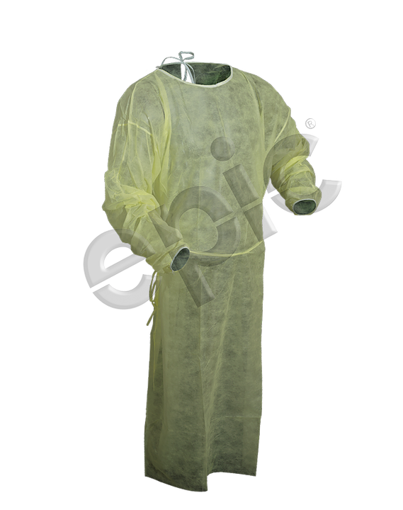 EPIC- Basic Protection Yellow Gown- Case-eSafety Supplies, Inc