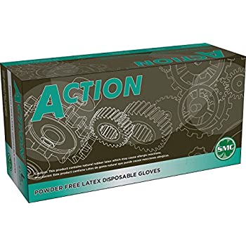 Shamrock Action 8 mil Latex Powder Free Disposable Gloves-eSafety Supplies, Inc