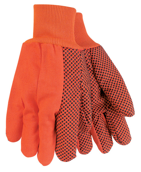 MCR Safety Orange - Double Palm, Dot, Knit Wrist-eSafety Supplies, Inc