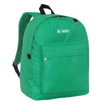 Everest Luggage Classic Backpack - Emerald Green-eSafety Supplies, Inc