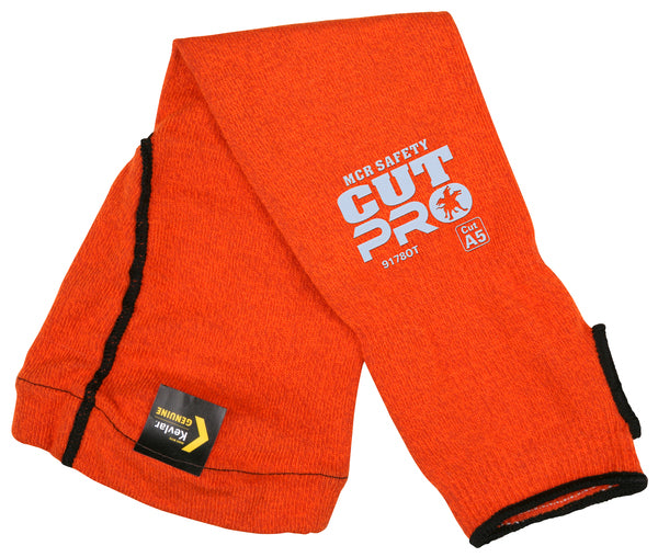 MCR Safety 18" Orange Kevlar Slv w gusset & thumb-eSafety Supplies, Inc