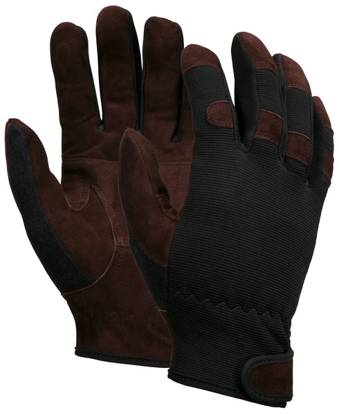 MCR Safety Multi-Task Brown Economy Leather Glove-eSafety Supplies, Inc