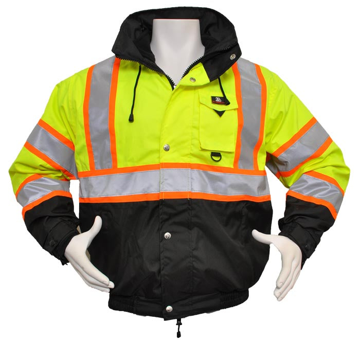3 Season Waterproof Thermal Jacket with Removable Liner and National CERT Logo-eSafety Supplies, Inc