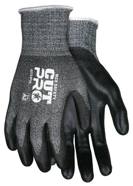 MCR Safety Memphis Cut Pro, 13ga S/P HPPE, Black PU-eSafety Supplies, Inc