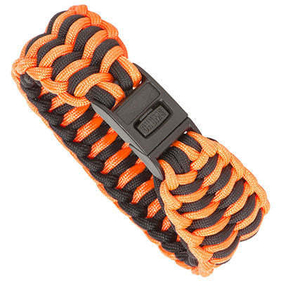 Teton Paracord Bracelet - Blaze Orange / Black-eSafety Supplies, Inc