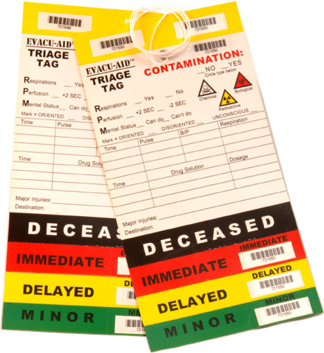 Triage Tag with Lanyard-eSafety Supplies, Inc