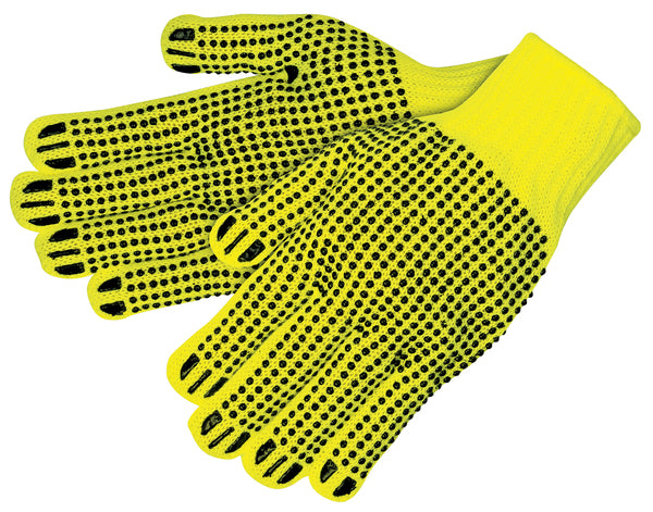 MCR Safety Heavy Weight 2-Sided Dot, Hi Vis Yellow-eSafety Supplies, Inc