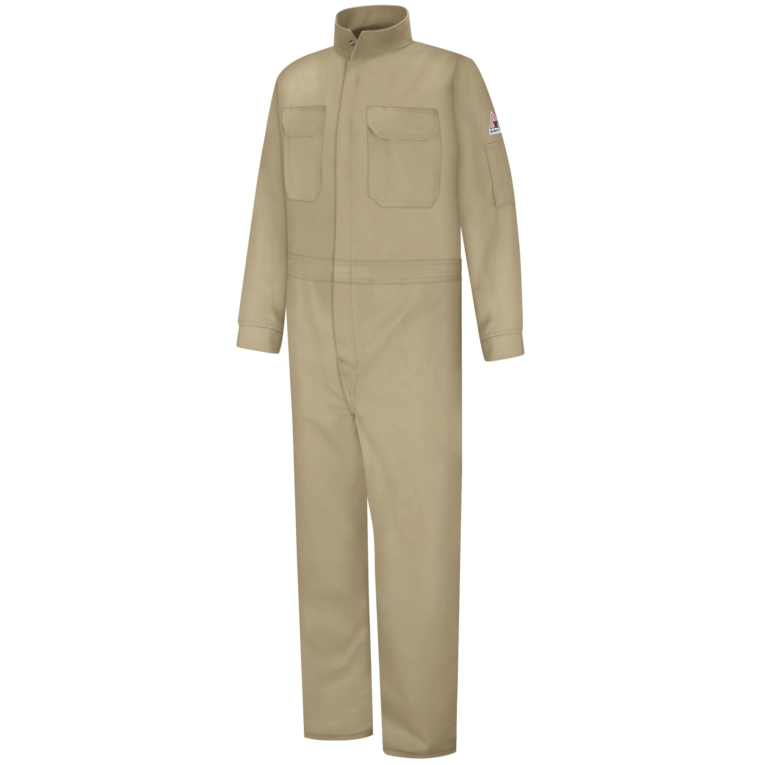 Women's Midweight Excel FR® ComforTouch® Premium Coverall CLB7 - Khaki-eSafety Supplies, Inc