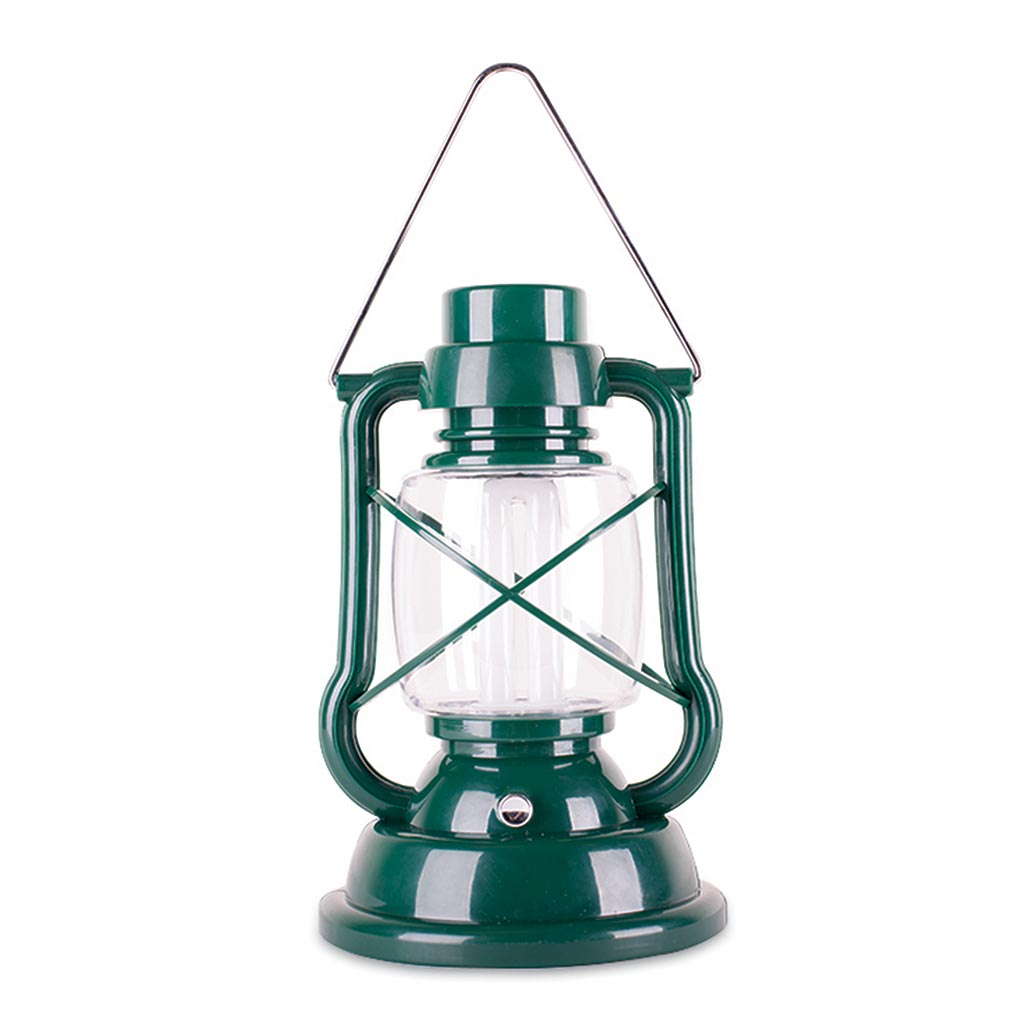 Hurricane Lantern - 8 in - Green - One Watt-eSafety Supplies, Inc