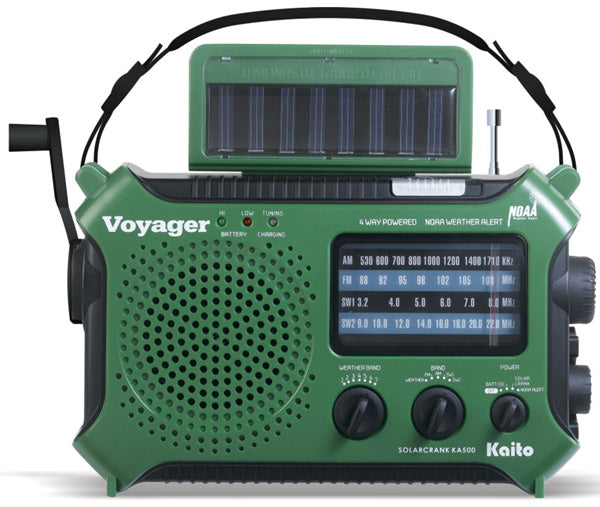 KA500 Voyager: Multifunction Dynamo & Solar Powered Radio-eSafety Supplies, Inc