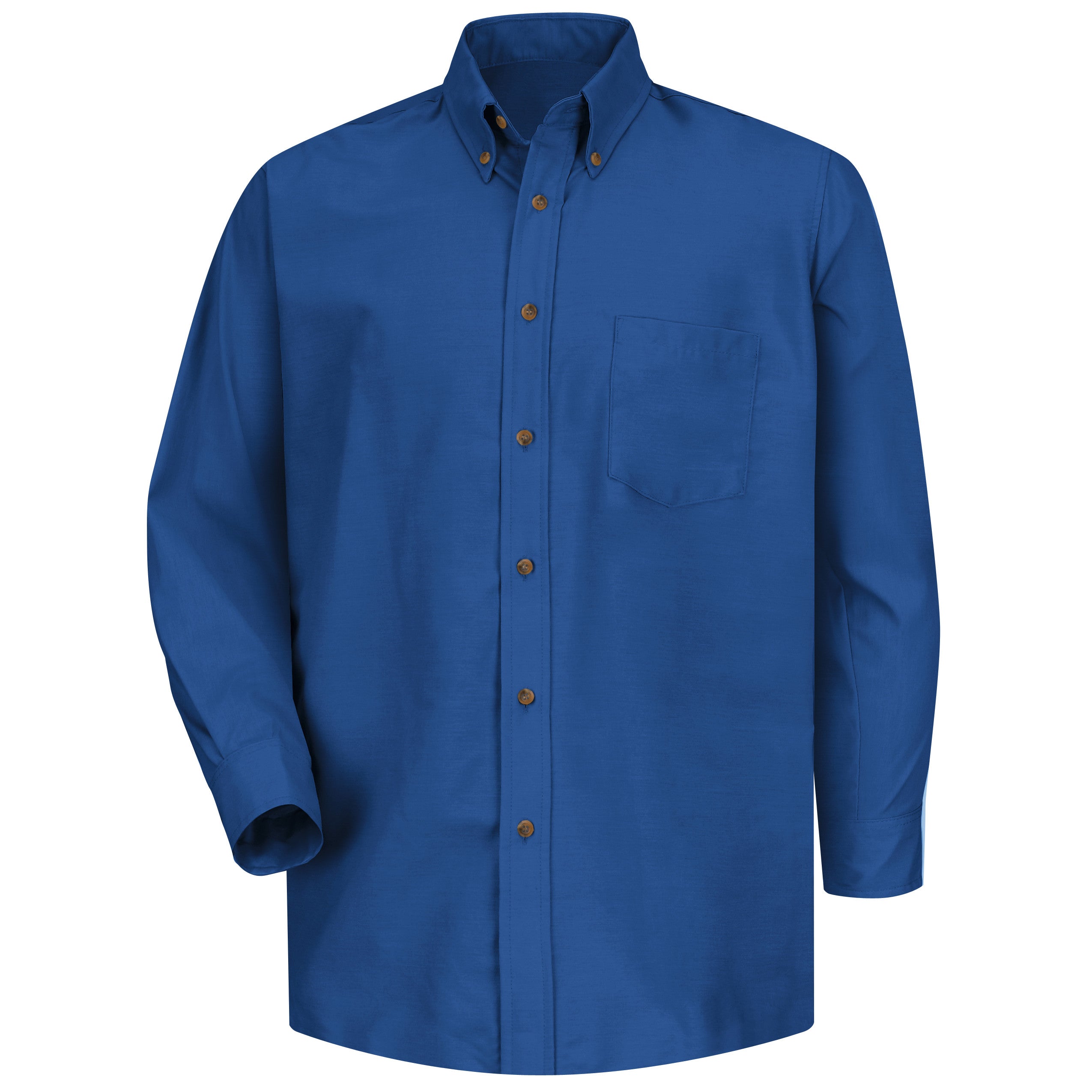 Men's Long Sleeve Poplin Dress Shirt SP90 - Royal Blue-eSafety Supplies, Inc