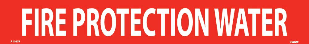Fire Protection Water Pressure Sensitive - Pack of 25-eSafety Supplies, Inc